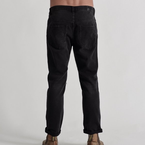 One Teaspoon Black Distressed Relaxed Fit Jean - Picture 2 of 16